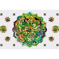 SAMOLEPIACA TAPETA ZELENÁ MANDALA - SAMOLEPIACE TAPETY - TAPETY