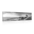 CANVAS PRINT OLD CHURCH IN NITRA IN BLACK AND WHITE - PICTURES - 🔥 TOTAL SALE 🔥