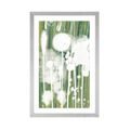 AFFICHE AVEC MONTURE BLANC ABSTRACTION D'ARBRES - DE NOTRE ATELIER - AFFICHES