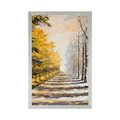 POSTER HERBSTLICHE BAUMALLEE - NATUR - POSTER