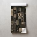 SELBSTKLEBENDE FOTOTAPETE RETRO-LAUTSPRECHER IM INDUSTRIESTIL - MUSIK FOTOTAPETEN - TAPETEN