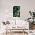 OBRAZ ZELENÝ RÁJ S PALMAMI - OBRAZY STROMY A LISTY - OBRAZY