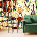 SELF ADHESIVE WALLPAPER MOTHER IN AN ABSTRACT DESIGN - SELF-ADHESIVE WALLPAPERS - WALLPAPERS