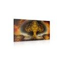 TABLEAU SUR TOILE – CORBEAUX ET ARBRE DE VIE - TABLEAUX FENG SHUI - TABLEAUX