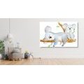 CANVAS PRINT CUTE KOALAS - CHILDRENS PICTURES - PICTURES