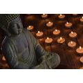 WANDBILD BUDDHA VOLL VON HARMONIE - BILDER MIT FENG SHUI-MOTIVEN - BILDER