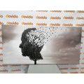 CANVAS PRINT TREE IN THE FORM OF A FACE - BLACK AND WHITE PICTURES{% if product.category.pathNames[0] != product.category.name %} - PICTURES{% endif %}