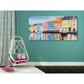 CANVAS PRINT OIL PAINTING OF VENICE - PICTURES OF CITIES - PICTURES