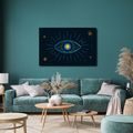 TABLEAU SUR TOILE – ŒIL MYSTIQUE DANS LES ÉTOILES - TABLEAUX PAR THÈME - TABLEAUX