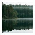 CANVASTAVLA MORGONDIS ÖVER SJÖN - TAVLOR MED SJÖAR - TAVLOR
