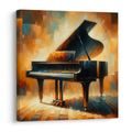 OBRAZ KONCERTNÍ KLAVÍR V TEPLE - OBRAZY IMITACE OLEJOMALBY - OBRAZY