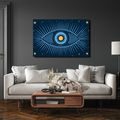 TABLEAU SUR TOILE – ŒIL MYSTIQUE DE LA NUIT ÉTOILÉE - TABLEAUX PAR THÈME - TABLEAUX