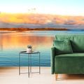 WALL MURAL LAKE AND SUNSET - WALLPAPERS NATURE - WALLPAPERS