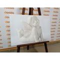 CANVAS PRINT CUTE STATUE OF AN ANGEL - PICTURES OF ANGELS - PICTURES