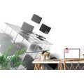 SELF ADHESIVE WALLPAPER BLACK AND WHITE STRATEGIC CUBE - SELF-ADHESIVE WALLPAPERS - WALLPAPERS