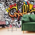 SELF ADHESIVE WALLPAPER COLORFUL GRAFFITI - SELF-ADHESIVE WALLPAPERS - WALLPAPERS