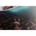 CANVAS PRINT CUPS WITH COFFEE BEANS - PICTURES OF FOOD AND DRINKS - PICTURES