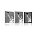 POSTER STATUE OF LIBERTY IN BLACK AND WHITE - BLACK AND WHITE - POSTERS