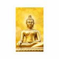 POSTER GOLDENE BUDDHA-STATUE - FENG SHUI - POSTER