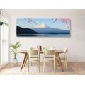 CANVAS PRINT VIEW OF MOUNT FUJI - PICTURES OF NATURE AND LANDSCAPE - PICTURES