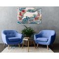 CANVAS PRINT OCEAN FISH - ABSTRACT PICTURES - PICTURES