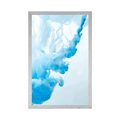 POSTER BLUE INK IN WATER - ABSTRACT AND PATTERNED - POSTERS