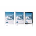 POSTER SCHNEEBEDECKTE BERGE - NATUR - POSTER