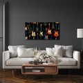 WANDBILD VINTAGE GITARRENMOTIV - MUSIKBILDER - BILDER