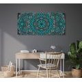 5-PIECE CANVAS PRINT MANDALA OF LOVE - PICTURES FENG SHUI - PICTURES