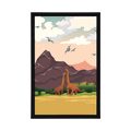 POSTER DINOSAURIERWELT - TIERE - POSTER