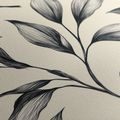 CANVASTAVLA MINIMALISTISKA KVISTAR MED BLAD - TAVLOR MED TRÄD OCH BLAD - TAVLOR