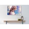 CANVAS PRINT ANGEL BETWEEN THE SUN RAYS - PICTURES OF ANGELS - PICTURES