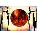 CANVAS PRINT AFRICAN DANCE - ABSTRACT PICTURES - PICTURES