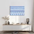 TABLEAU SUR TOILE – ORNEMENT GREC BLEU ET BLANC - TABLEAUX PAR THÈME - TABLEAUX