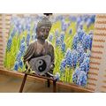 CANVAS PRINT YIN AND YANG BUDDHA - PICTURES FENG SHUI - PICTURES