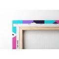 WANDBILD BUNTES MUSTER - POP-ART-BILDER - BILDER