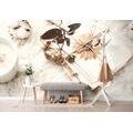 WALL MURAL COLLECTION OF OLD LETTERS - WALLPAPERS VINTAGE AND RETRO - WALLPAPERS