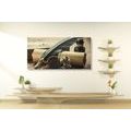 CANVAS PRINT HISTORICAL PEN AND PARCHMENT - VINTAGE AND RETRO PICTURES - PICTURES