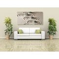 CANVAS PRINT ZEN STONES IN THE SAND - PICTURES FENG SHUI - PICTURES