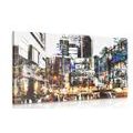 CANVAS PRINT ABSTRACT CITYSCAPE - PICTURES OF CITIES - PICTURES