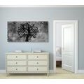 TABLEAU SUR TOILE – ARBRE DE VIE EN NOIR ET BLANC - TABLEAUX EN NOIR ET BLANC - TABLEAUX