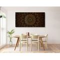 CANVAS PRINT VINTAGE MANDALA IN INDIAN STYLE - PICTURES FENG SHUI{% if product.category.pathNames[0] != product.category.name %} - PICTURES{% endif %}