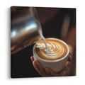 OBRAZ ELEGANCE KÁVY S PĚNOU - OBRAZY JÍDLA A NÁPOJE - OBRAZY