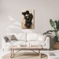 TABLEAU SUR TOILE – SILHOUETTE INTIME D’UN COUPLE AMOUREUX - TABLEAUX D'AMOUR - TABLEAUX