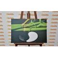 CANVAS PRINT STONES IN THE SHAPE OF YIN AND YANG - PICTURES FENG SHUI - PICTURES