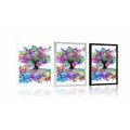 POSTER FLORAL TREE FULL OF COLORS - ABSTRACT AND PATTERNED - POSTERS