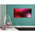 CANVAS PRINT MANDALA WITH A GALACTIC BACKGROUND - PICTURES FENG SHUI - PICTURES