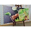 WANDBILD KÖSTLICHER MOJITO - BILDER VON ESSEN UND GETRÄNKEN - BILDER