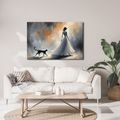 WANDBILD DAME IM NEBLIGEN LICHT - BILDER - 🔥 TOTALAUSVERKAUF