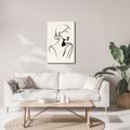 OBRAZ ŽENA V MINIMALISTICKÝCH LINIÍCH - OBRAZY ŽENY - OBRAZY